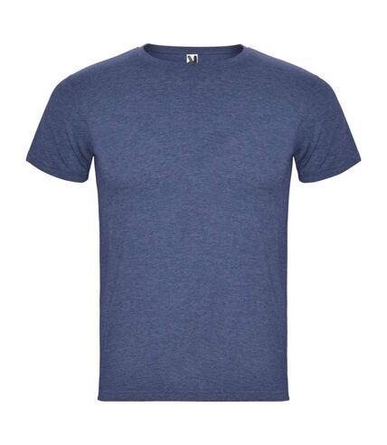 T-shirt fox homme bleu denim Roly