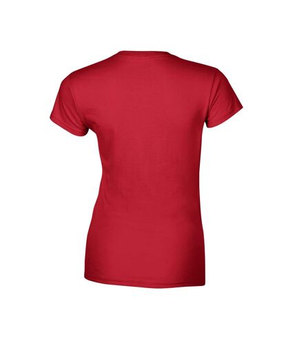 Gildan Womens/Ladies Softstyle Ringspun Cotton T-Shirt (Red) - UTRW10049