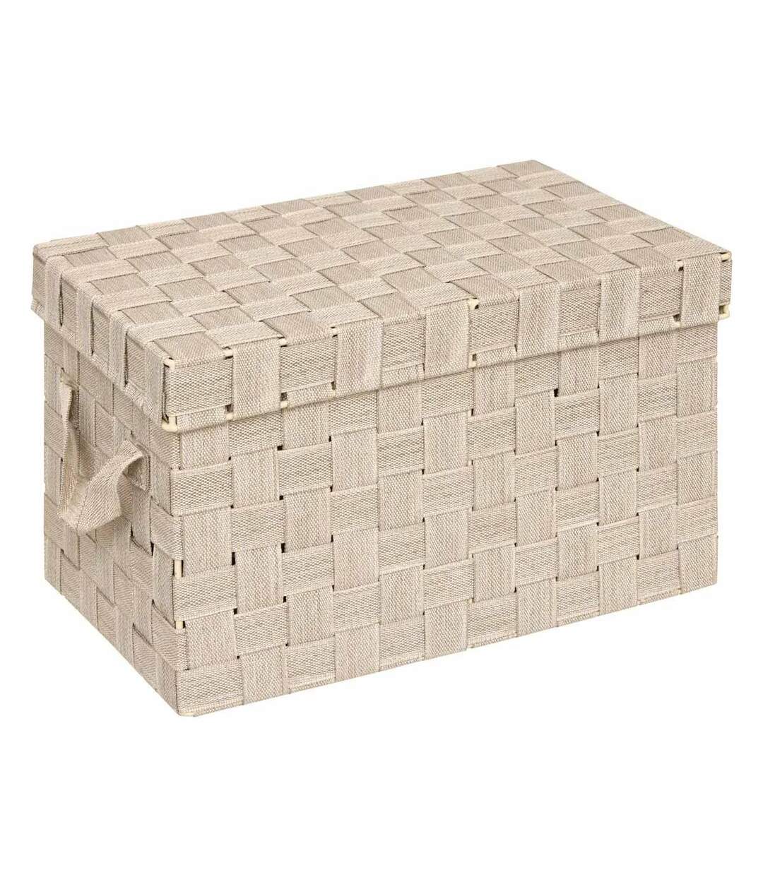 Lot de 2 Boîtes de Rangement Lise 35cm Beige-3