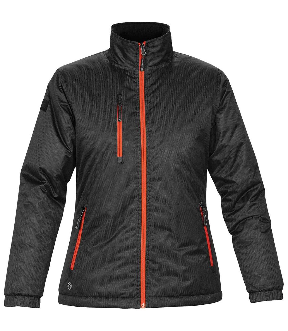 Stormtech Ladies/Womens Axis Water Resistant Jacket (Black/Orange) - UTBC2080