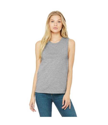 Bella + Canvas Womens/Ladies Muscle Jersey Tank Top (Athletic Heather Grey)