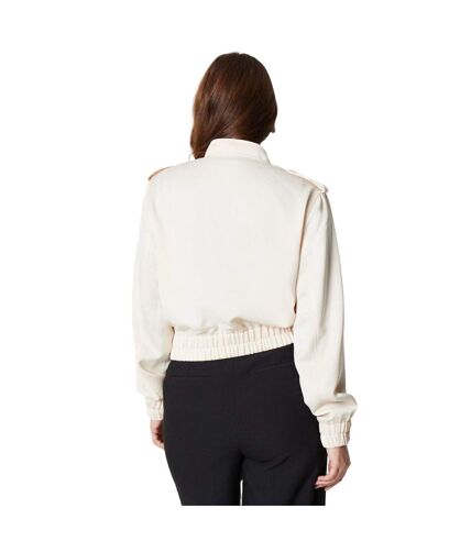 Blouson d´aviateur femme blanc cassé Principles