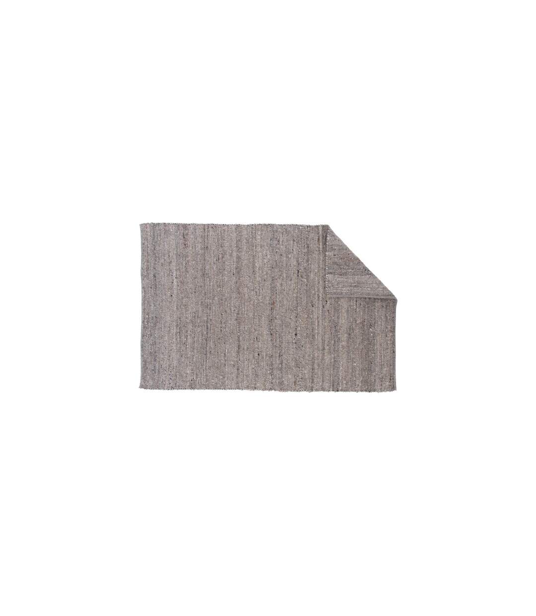 Tapis Déco en Laine Loump 160x230cm Gris & Beige-2