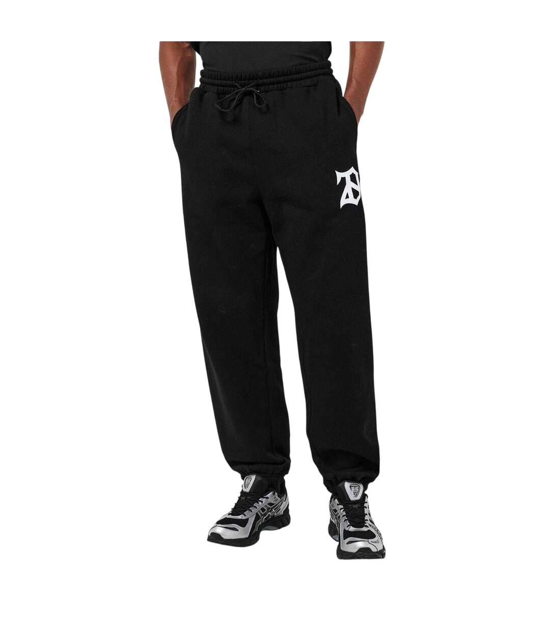 Mens Fleece Performance Jogging Bottoms Black 28 Club-3