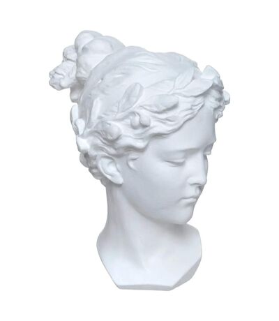 Statuette Déco Tête Venus 26cm Blanc