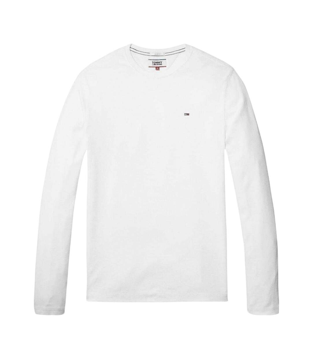 Mens Original Long-sleeved T-shirt White Tommy Jeans-1