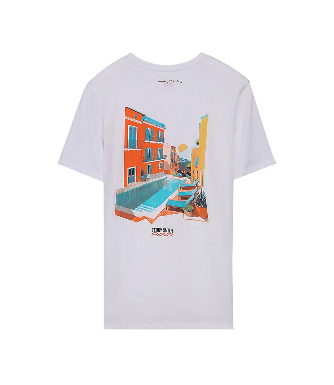 T-shirt Blanc Homme Teddy Smith Riviera - 3XL-2