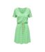 Robe à Rayure Vert Femme ONLY 15320317 - L