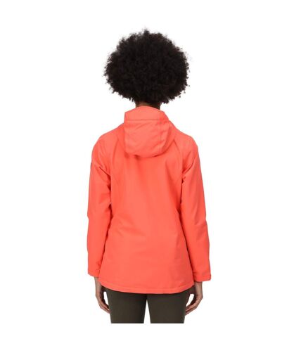 Regatta Womens/Ladies Hamara III Waterproof Jacket (Neon Peach) - UTRG4999