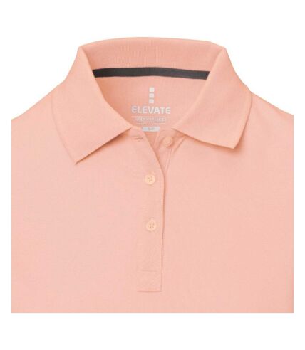 Calgary short sleeve ladies polo pale blush pink Elevate