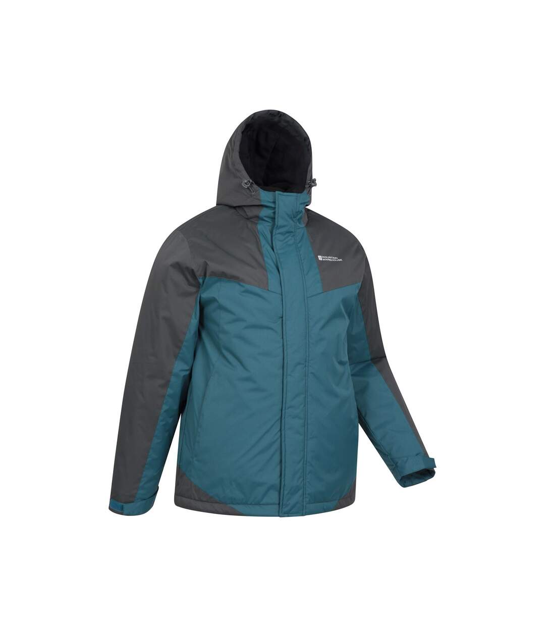 Blouson De Ski Dusk Homme Bleu Pétrole Noir Mountain Warehouse-4