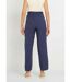 Pantalon large fluide semi élastiqué-2