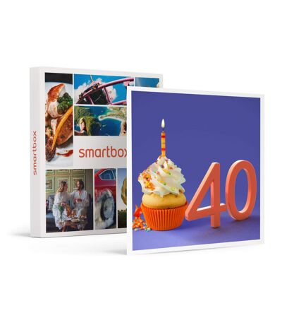 Joyeux anniversaire ! Pour les 40 ans d'un homme - SMARTBOX - Coffret Cadeau Multi-thèmes