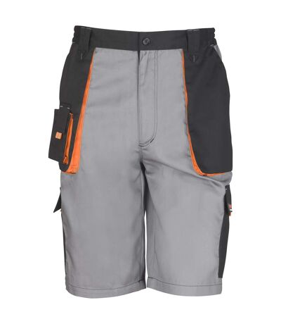 Short Lite Homme Gris Noir WORK-GUARD By Result