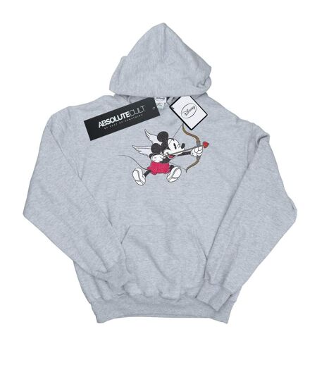 Disney - Sweat à capuche MICKEY MOUSE LOVE CHERUB - Femme (Gris chiné) - UTBI11075
