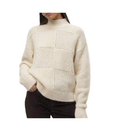 Pull écru femme vero moda moon - l