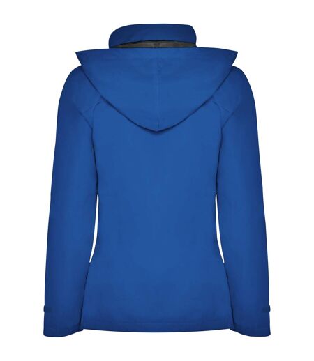 Womens/ladies Europa Slim Parka Royal Blue Roly
