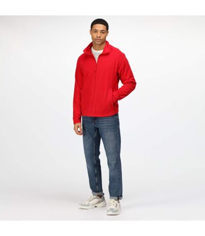 Regatta Mens Classic Microfleece Jacket (Red) - UTRG5202