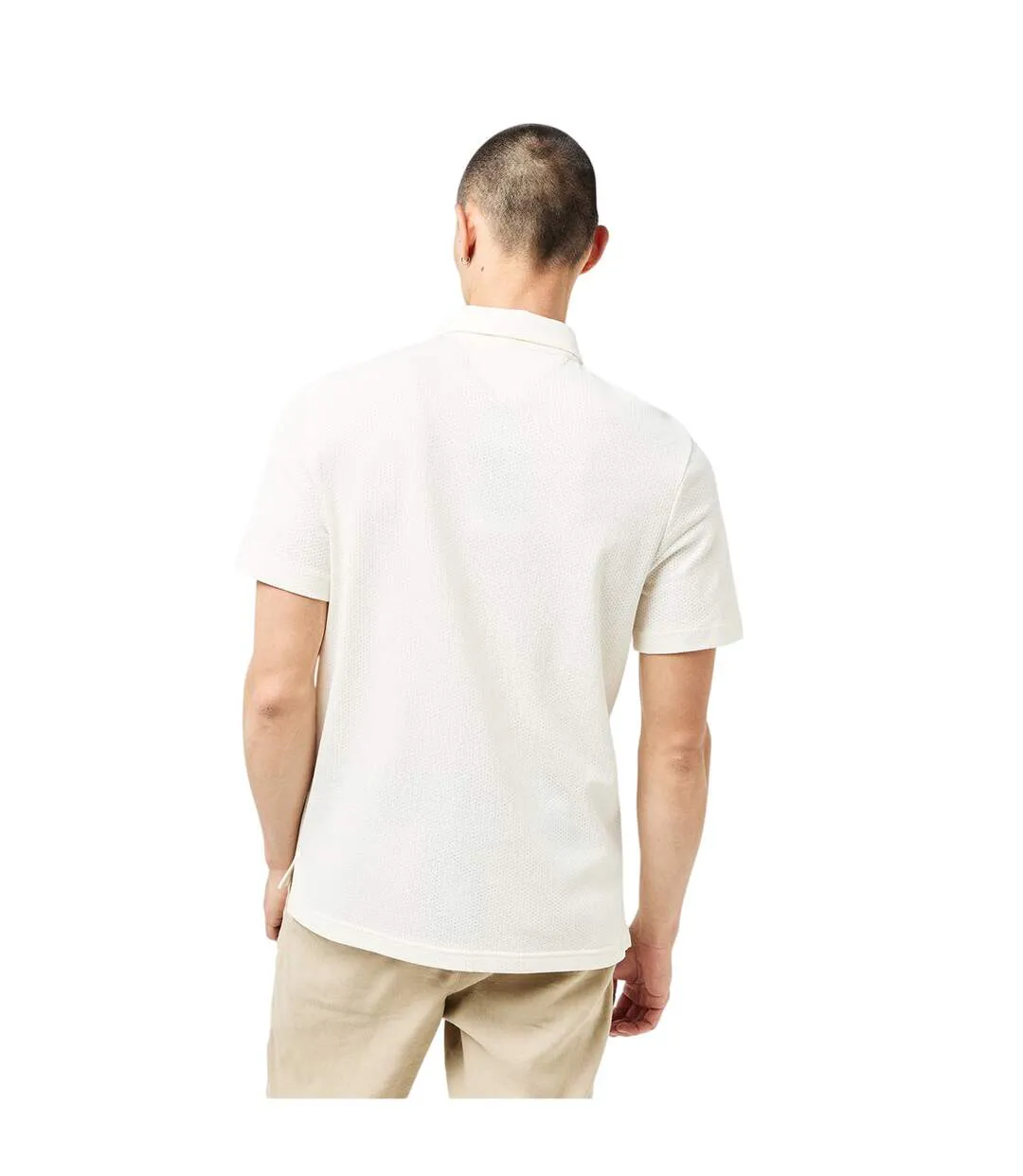 Chemise Motif/style Quadrillage Homme Blanc Cassé Tommy Hilfiger-3