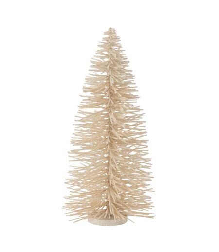 Sapin de Noël Déco à Paillettes Otis 48cm Blanc