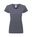 Womens/ladies Authentic Classic T-shirt Convoy Grey Russell-1