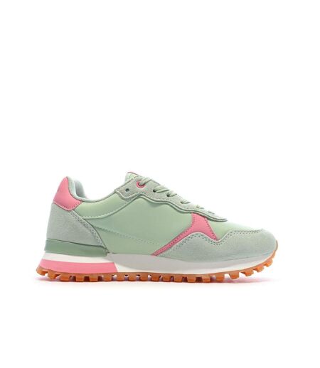 Baskets verte/rose femme teddy smith 120515