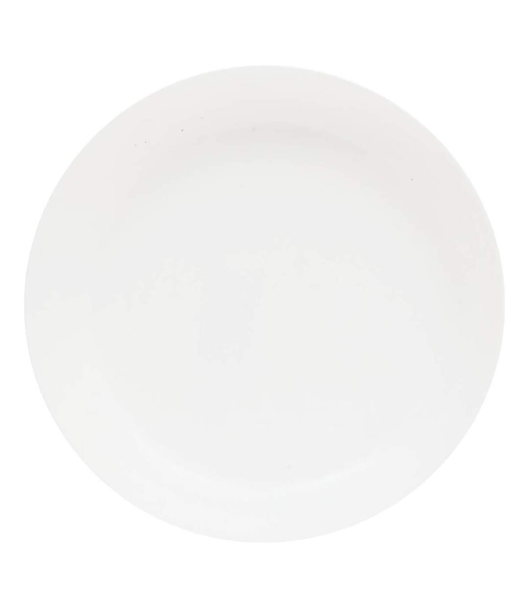 Lot de 6 Assiettes Creuses Mathilde 22cm Blanc-2