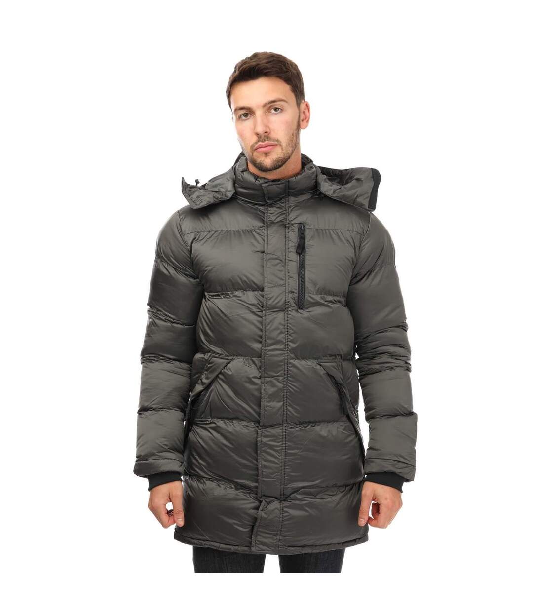 Doudoune mentos homme gris Loyalty & Faith-1