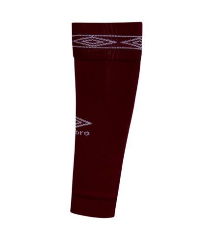 Umbro Mens Diamond Leg Sleeves (New Claret/White)