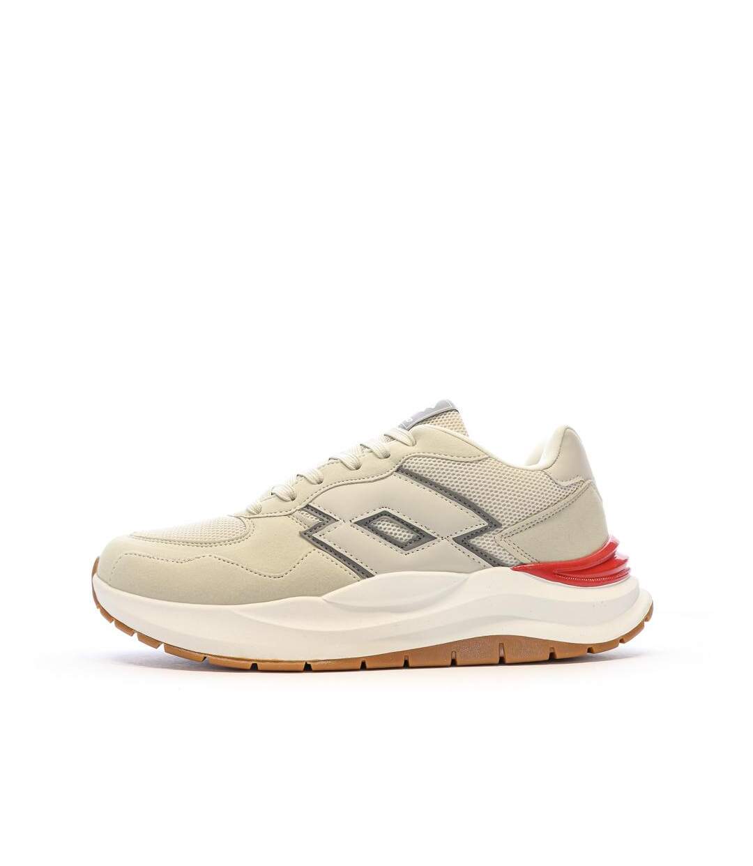 Baskets beige/blanche homme lotto twenty6-1