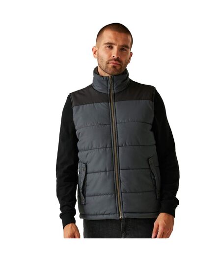 Veste Bodywarmer Isolée Standout Altoona Pour Hommes Gris Noir Regatta Professional