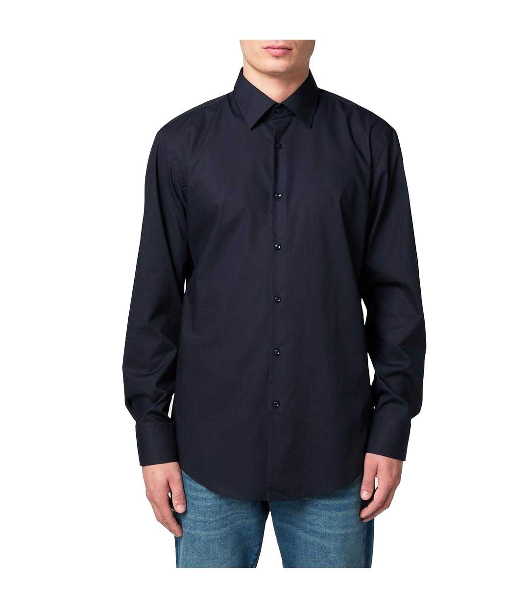 Chemise Habillée Kent Homme Bleu Foncé Hugo Boss-1