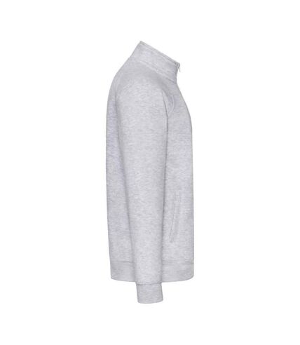 Sweat premium homme gris chiné Fruit of the Loom