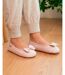 Isotoner Chaussons extra-light Ballerines femme maille nid d'abeille, semelle gomme antidérapante-2