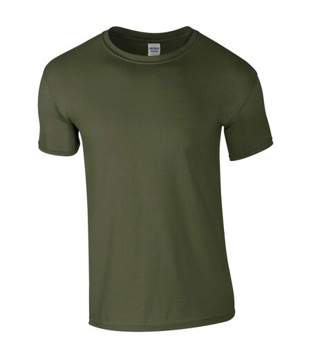 Gildan Mens Short Sleeve Soft-Style T-Shirt (Military Green) - UTRW3659