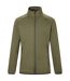 Veste Polaire Col Montant Motif/style Détail Contrasté Torrens Homme Kaki Foncé Regatta-3