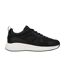 Mens Angel Leather Trainers Black Mallet-1