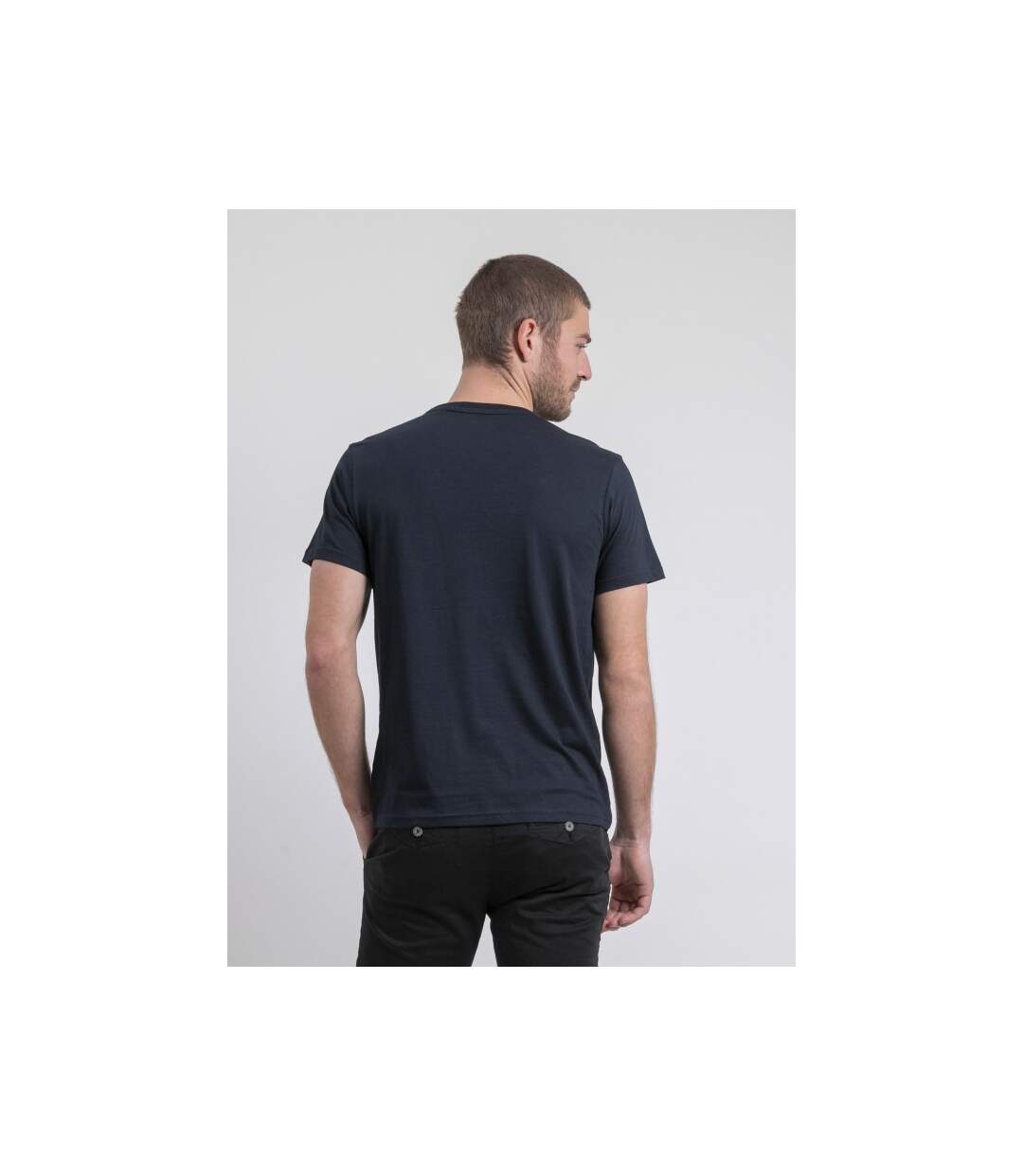 T-shirt col rond pur coton NEVOLTA-2