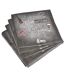 Lot de 20 Serviettes en Papier Meilleur Vin 33x33cm Gris-1