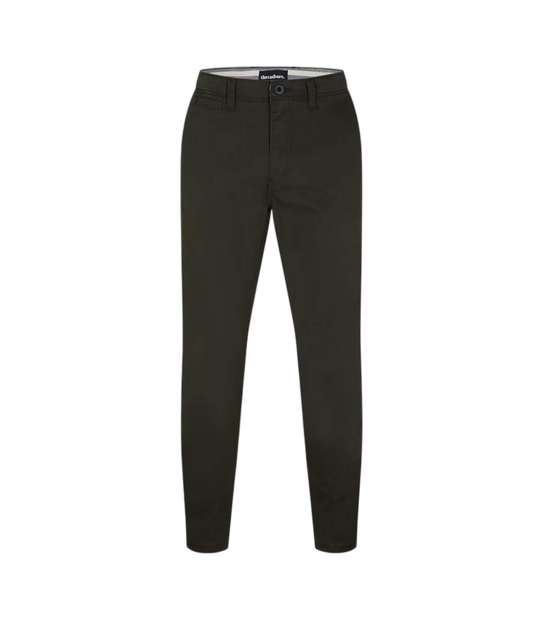Mens Cast Slim Trousers Forest Threadbare-1