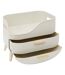 Organiseur 2 Tiroirs Alba 26cm Beige-2