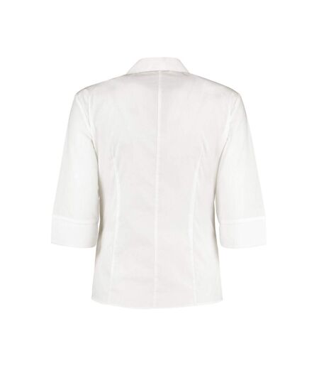 Kustom Kit Womens/Ladies Continental 3/4 Sleeve Shirt (White) - UTPC6303