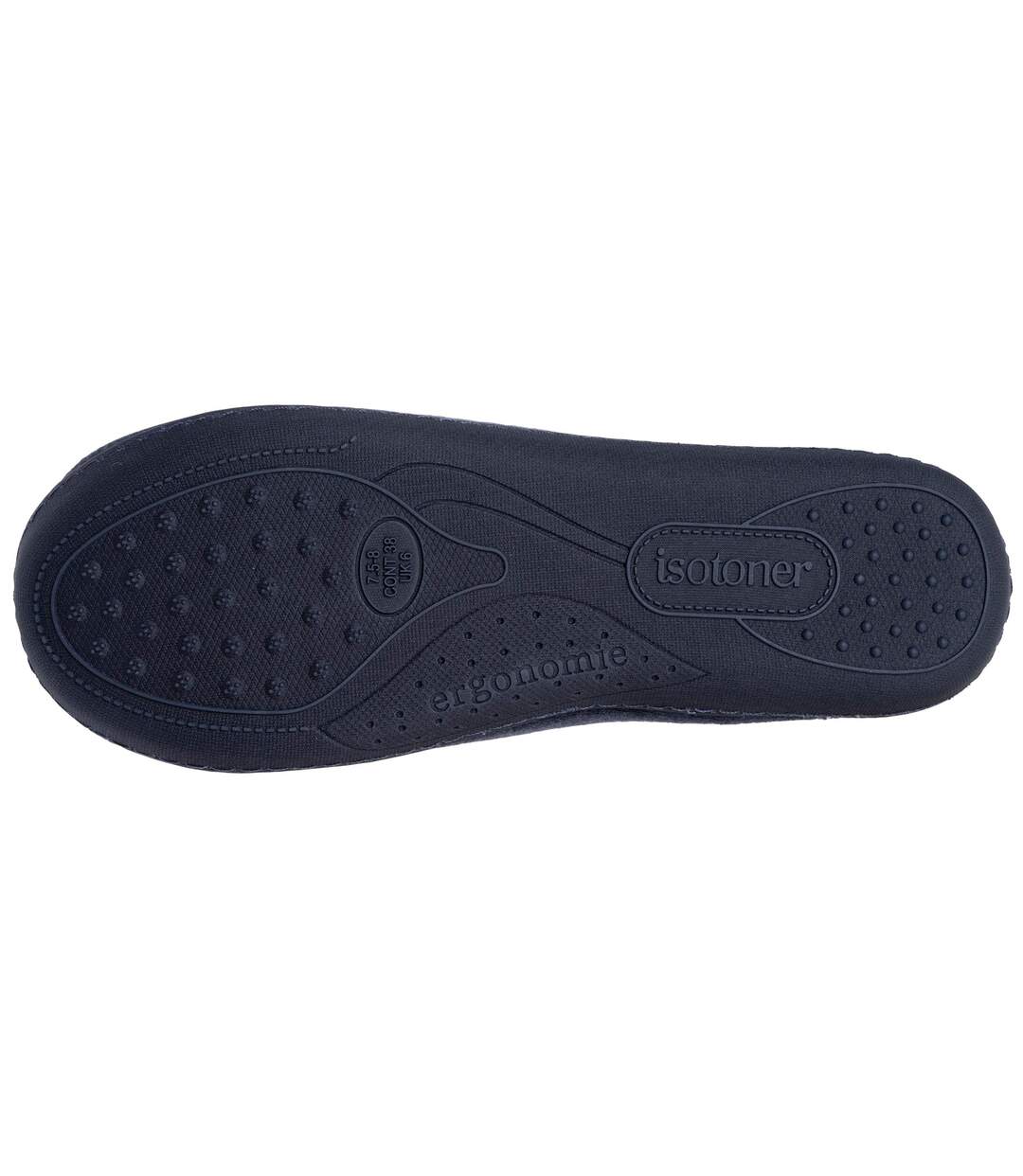 Isotoner Chaussons Charentaises femme ultra confortables semelle à mémoire de forme-4