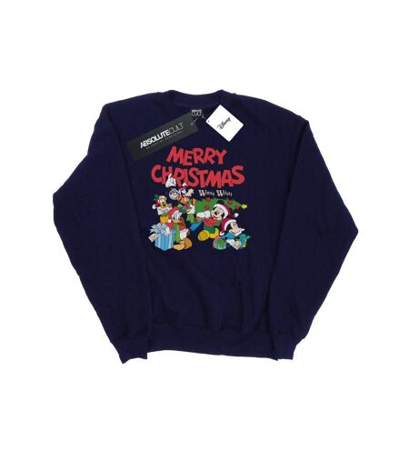 Disney Pantalon de survêtement Mickey And Friends Winter Wishes - Femmes/Ladies (Bleu marine) - UTBI28079