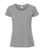 T-shirt ajusté femmes gris foncé Fruit of the Loom