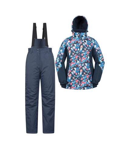 Ensemble blouson et pantalon de ski femme bleu sarcelle Mountain Warehouse