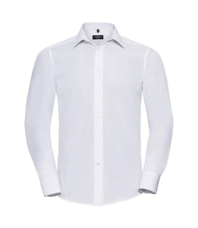 Chemise à manches longues  collection pour homme blanc Russell