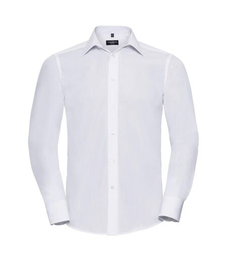 Chemise à manches longues  collection pour homme blanc Russell