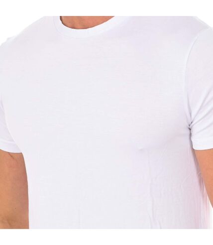 Bamboo short sleeve and round neck undershirt 602 men