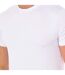 Bamboo short sleeve and round neck undershirt 602 men